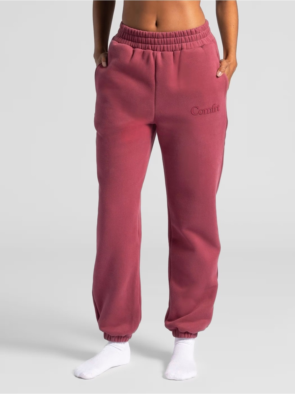 Comfrt BERRY COLORED Cozy Sweatpants